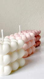 Vela bubble de corazones