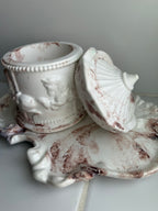 Carrusel y bandeja efecto mármol