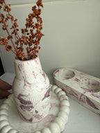 Conjunto decorativo marmolado