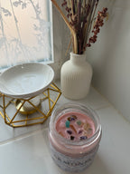 Vela “Armonía” con minerales