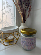 Vela “7 Chakras” con minerales