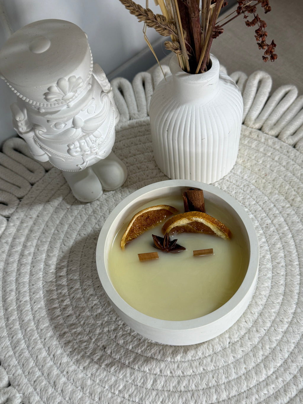 Vela de naranja especiada