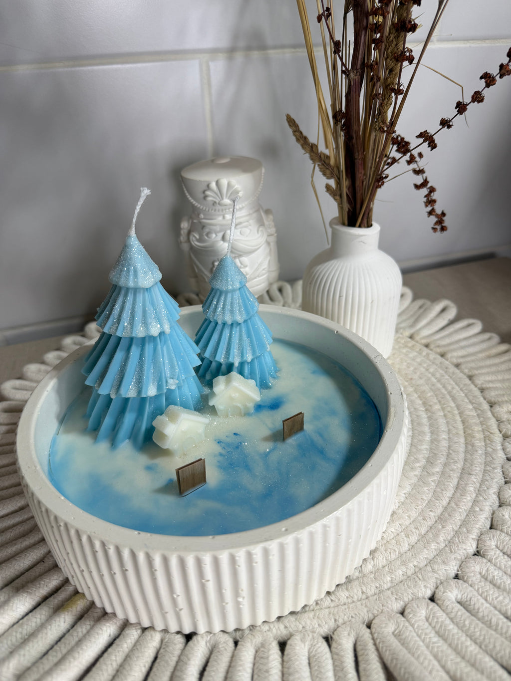 Vela grande navideña