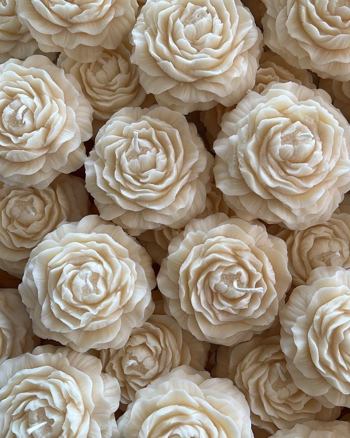 Peonías de cera de soja