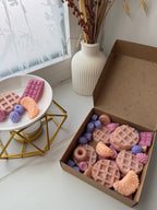 Waxmelts de Gofres con frutas.