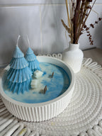 Vela grande navideña