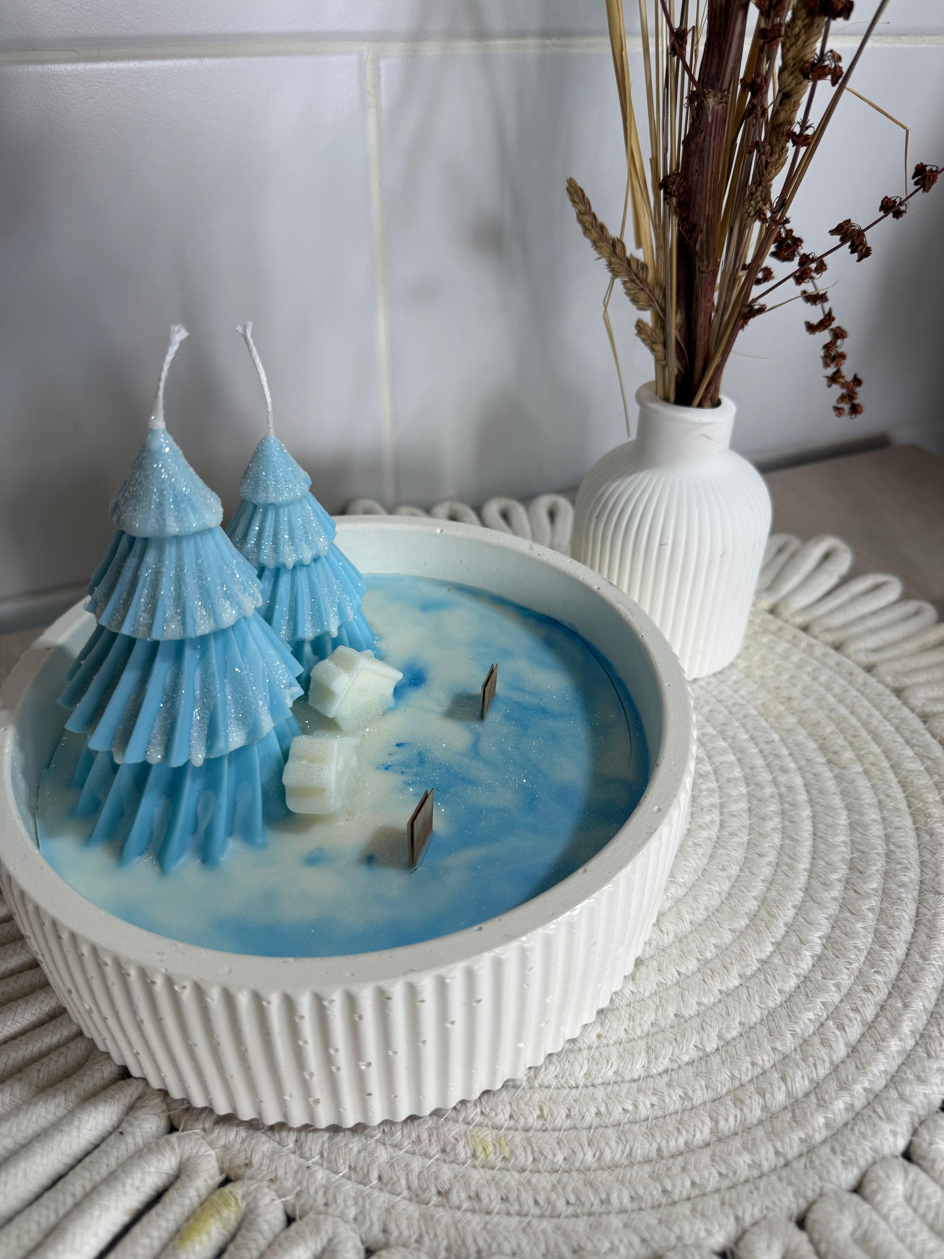 Vela grande navideña