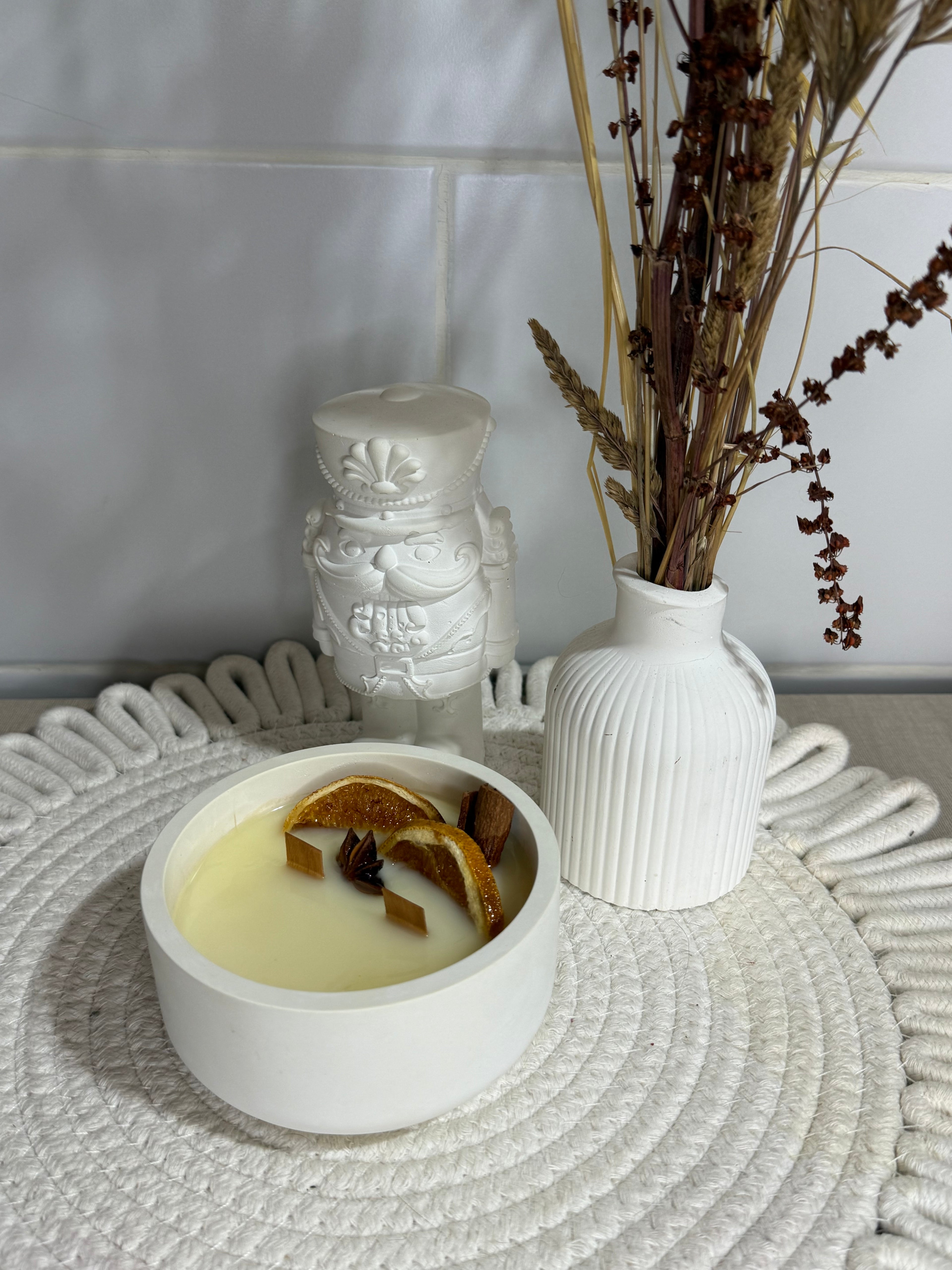 Vela de naranja especiada