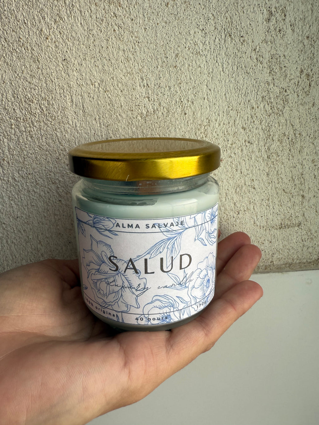 Vela “Salud” con minerales
