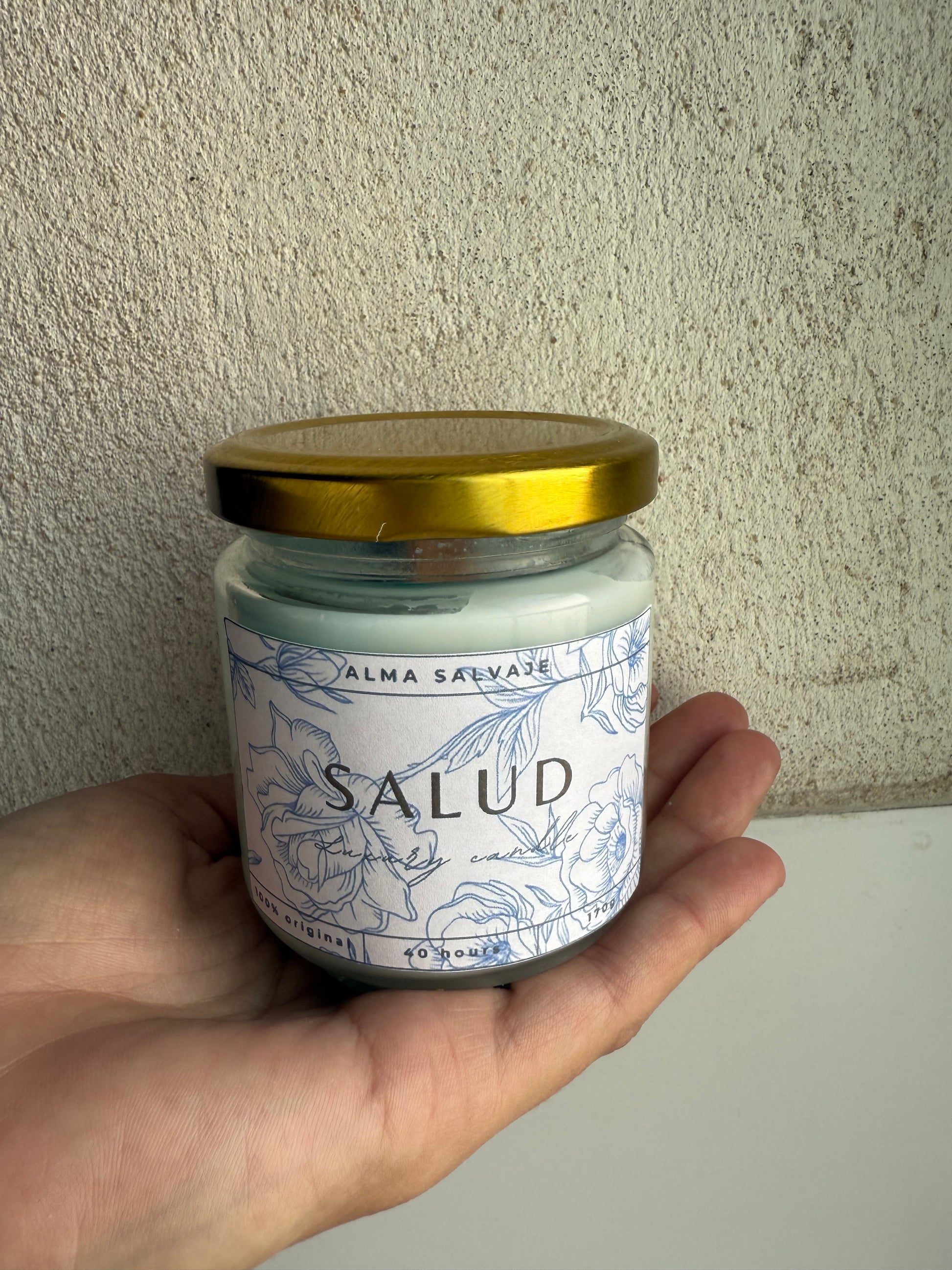 Vela “Salud” con minerales