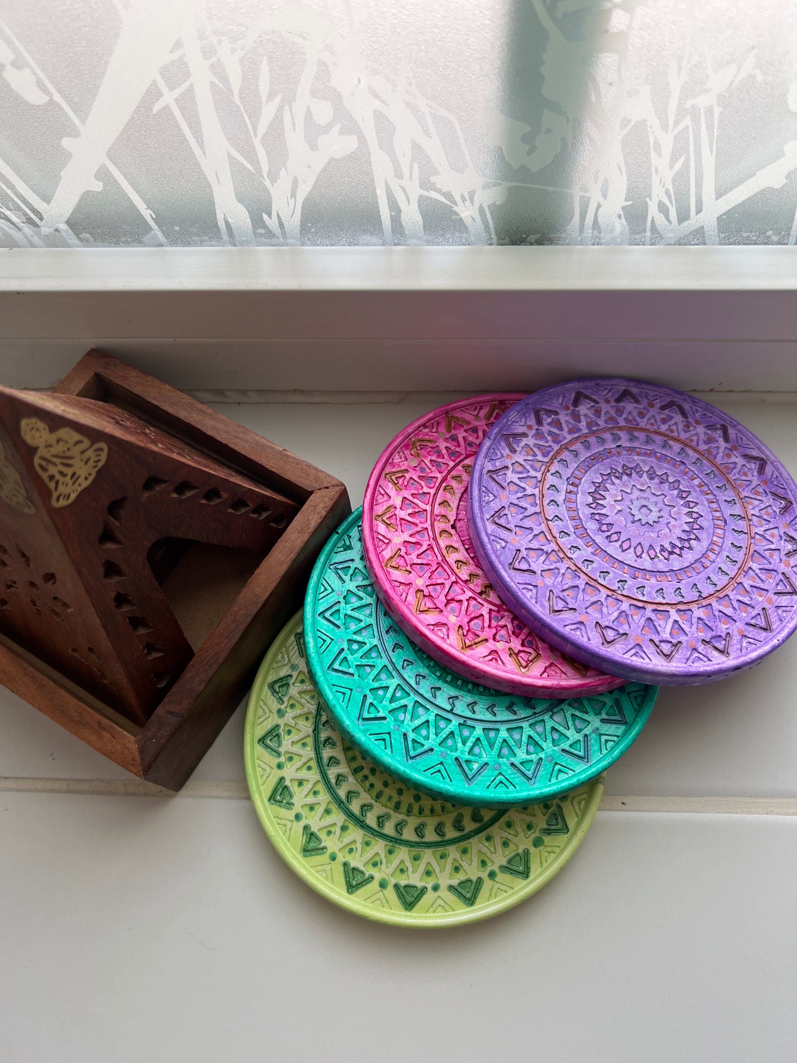 Pack Posavasos de mandala