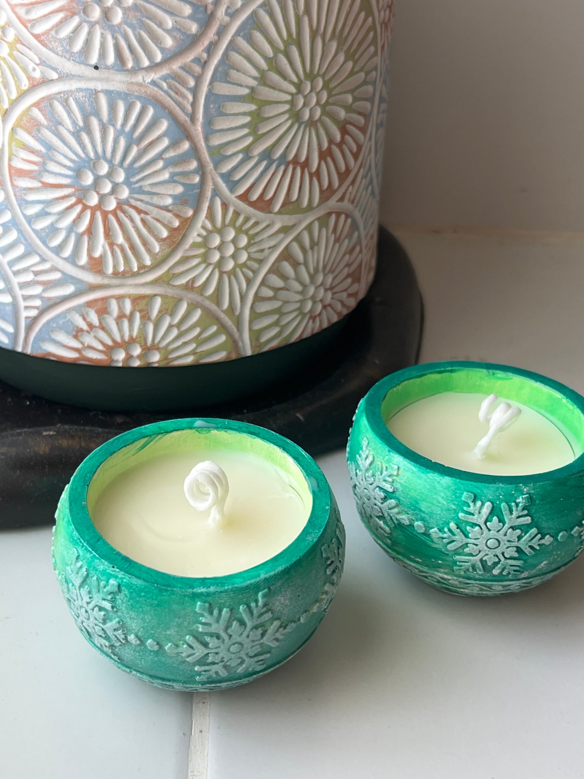 Pack de dos velas aromáticas de navidad