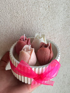 Vela de tulipanes.