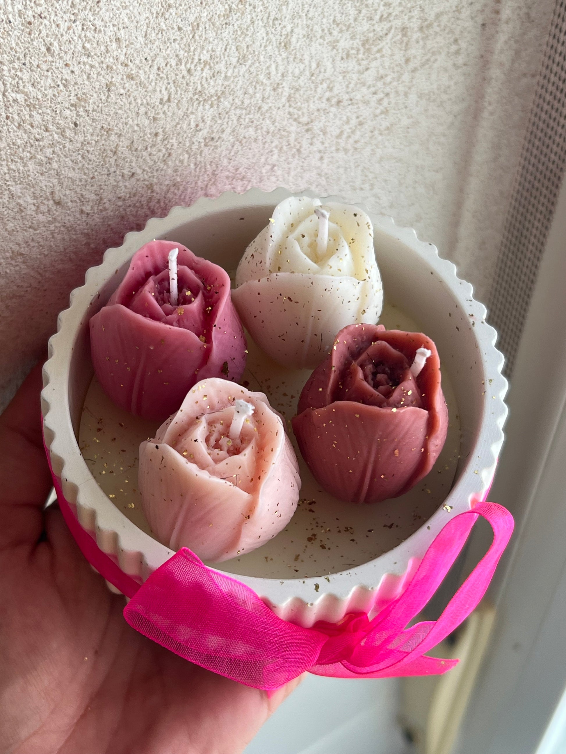 Vela de tulipanes.